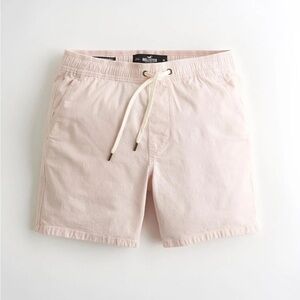 Hollister Beach Prep jogger short  7” epic flex size s light pink shorts casual